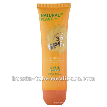 Tubo cosmético suave suncream suave popular modificado para requisitos particulares 2017 en venta